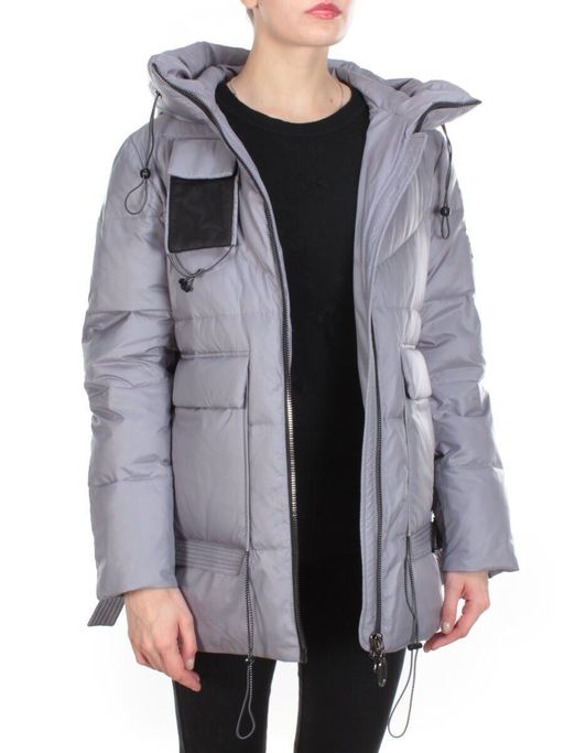8912 GRAY Куртка зимняя женская CORUSKY (200 гр. холлофайбера) - Fashion фото 8