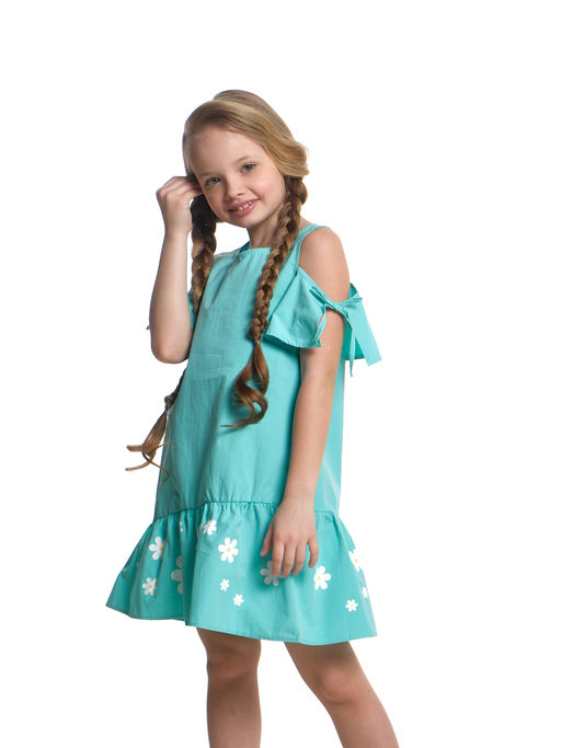 Платье летнее подростковое UD 4602 изумрудный - Mini maxi фото 16