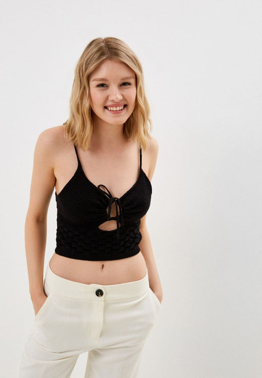 Вязаная блузка-топ - Incity фото 7