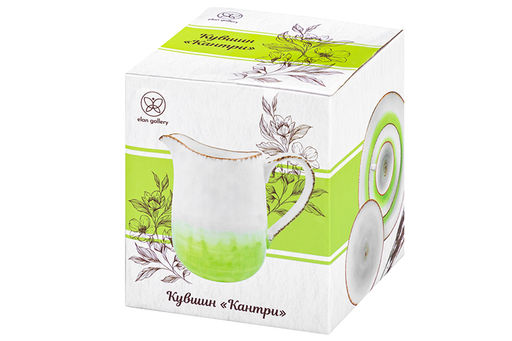 Кувшин 1,2 л 18*12*17 см Кантри зеленый - Elan gallery фото 8