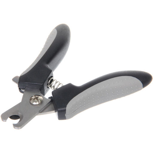 Цена за 2 шт. Когтерез для животных "ПРЕМИУМ - МОЙ БРО", прорезиненная ручка, цвет серый/черный, 6*12см