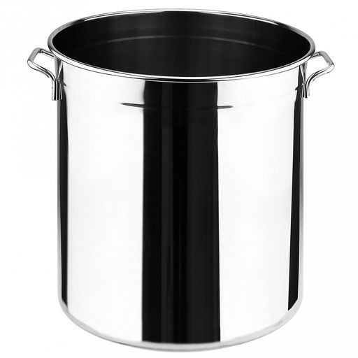 Цилиндр Кастрюля из нержавеющей стали 50л, д42см, h43см, s0,45мм, крышка и ручки металлические, без теплораспределительного дна (Китай) ДОПУСКАЮТСЯ: на корпусе незначительные потертости внутри и снаружи. Товар возврату и обмену не подлежит. - Домашняя мода фото 2