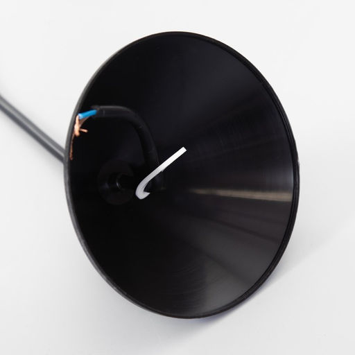 Подвес на потолок BayerLux «Конус», 1×15 Вт, Е27, черный/белый, 25×25×15 см