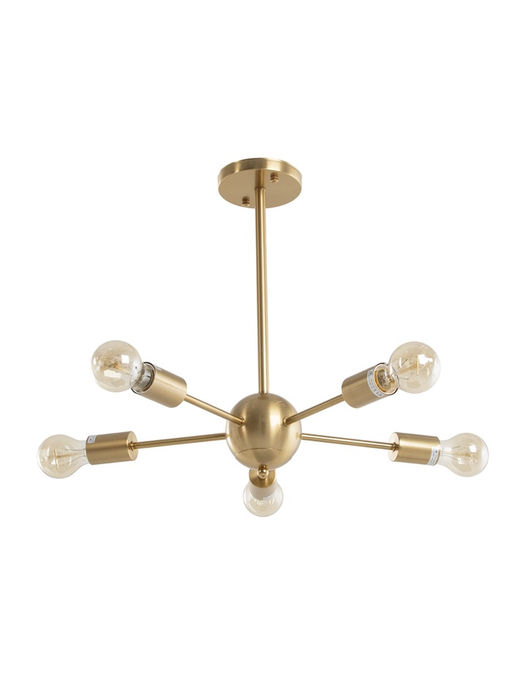 Люстра 13189/5GD, 5х40Вт, E27, 50х50х43 см