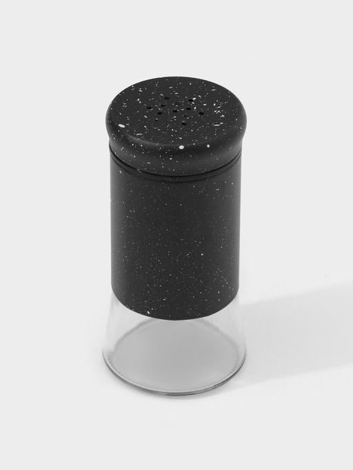 Цена за 12 шт. Солонка «Стиль», 150 мл, 5.5×8 см, стекло, чёрная