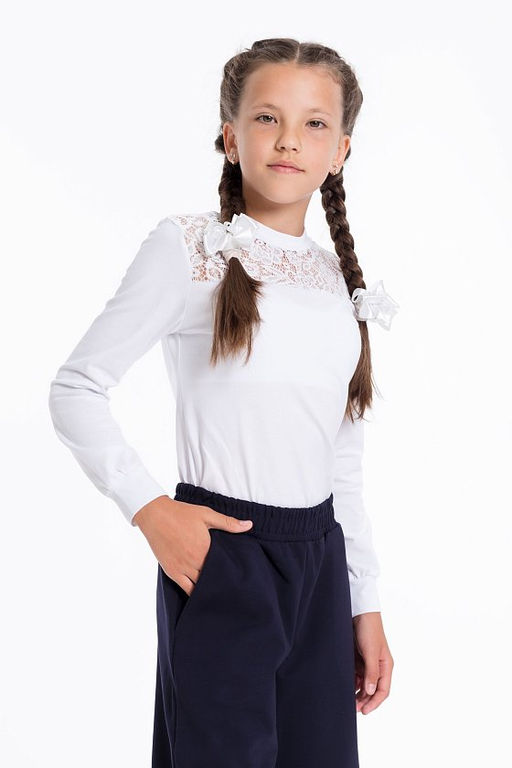 Джемпер М224087а белый - Елена фото 2