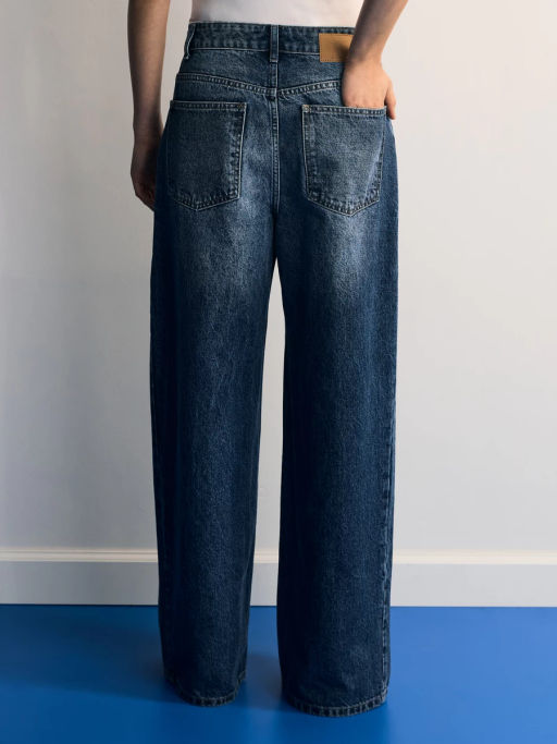 Джинсы wide-flare с высокой посадкой / Zarina фото 4