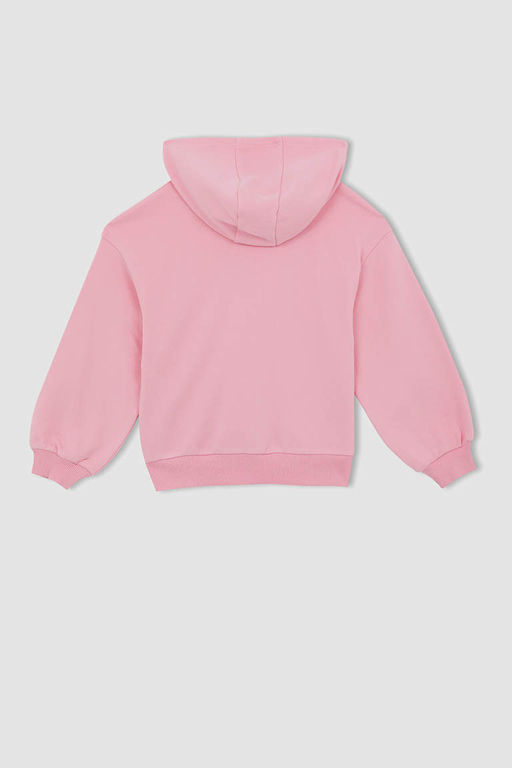Толстовка с капюшоном для девочек свободного кроя - Defacto фото 8