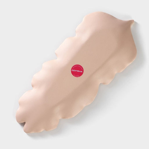 Блюдо для фруктов Доляна «Золотой лист», 38.5×15.5 см, розовое