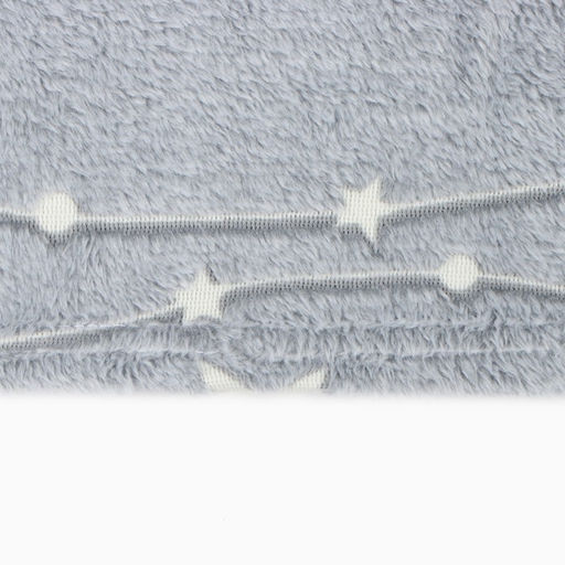 Плед светящийся Casa Conforte Stella 100х150см, серый, фланель 190 гр/м, пэ100%  фото 6
