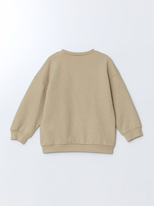 Bisiklet Yaka Bask?l? Erkek Bebek Sweatshirt - Waikiki фото 2