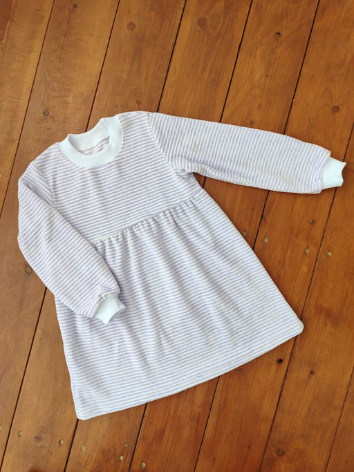 Платье Велюр с длинным рукавом 33054