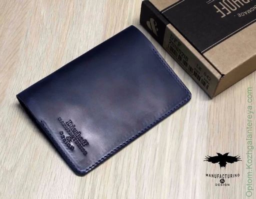 Мужская кожаная обложка Dierhoff Д 6010-900 - Sergio valentini фото 2