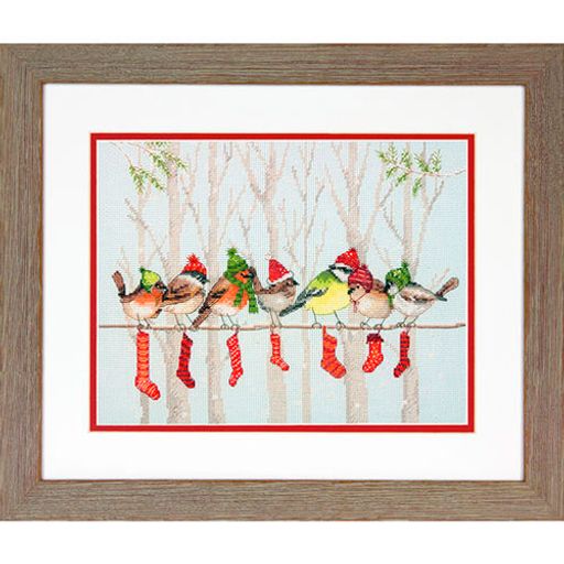 Набор для вышивания DIMENSIONS 70-08970 Зимние сборы 23 x 30 см