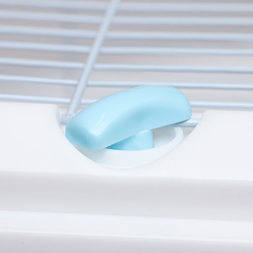 Клетка для грызунов с пластиковым укреплением 47 х 30 х 32 см, белая - Пижон фото 8