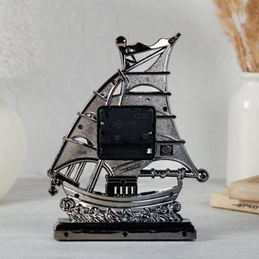 Часы настольные Корабль 17х5х21 см / F528 /уп 96/ - Галеонтрейд фото 7