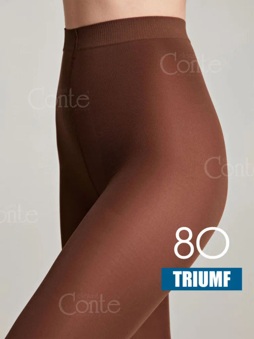 Колготки Conte Triumf 80 XL (48/6) - mocca - Conte elegant фото 9