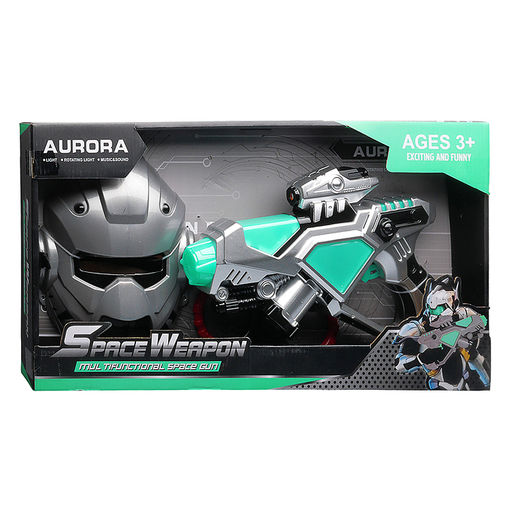 Набор оружия "Зеленая миля" (свет, звук) на батарейках, в коробке