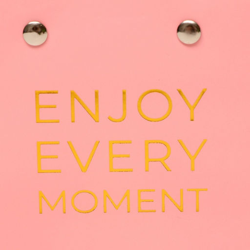 Цена за 10 шт. Сумка для цветов розовая Enjoy Every moment влагостойкая 12?12 - 8?8 - 12.5 см - UPAK LAND фото 4