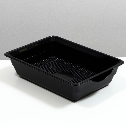 Туалет глубокий с сеткой 36×25×9 см, чёрный