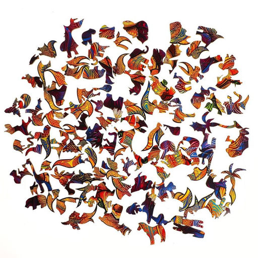 Пазл фигурный Царь зверей - Puzzle фото 6