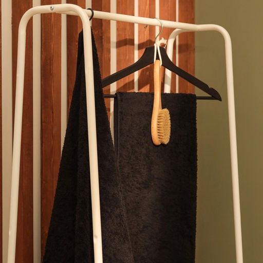 Полотенце махровое «Этель. Терри», 70×140 см, хлопок 100%, чёрное