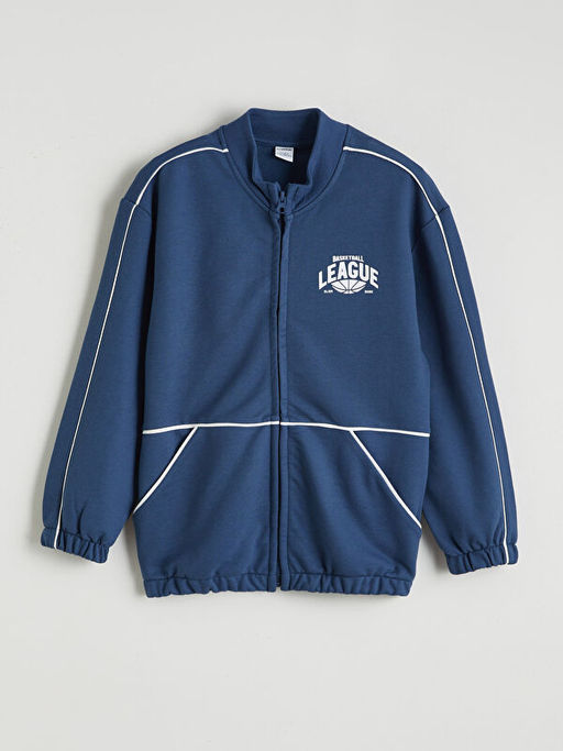 Erkek ?ocuk	Ti??rt, Fermuarl? Sweatshirt ve E?ofman Alt