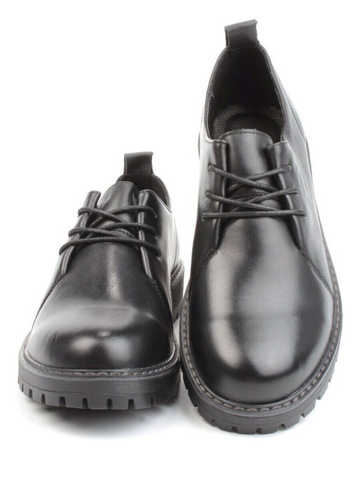 03-DYL76-D1 BLACK Полуботинки женские (натуральная кожа)