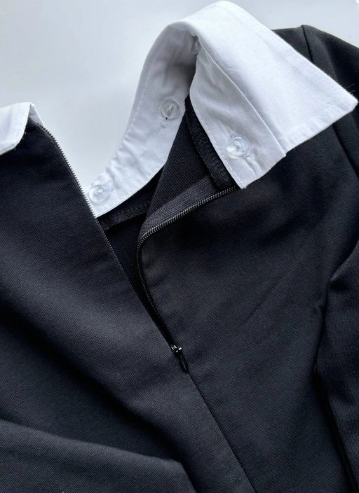 Школьное платье для девочки 22-7400 черный - Mini maxi фото 6