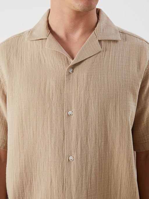 Standart Fit K?sa Kollu Erkek G?mlek