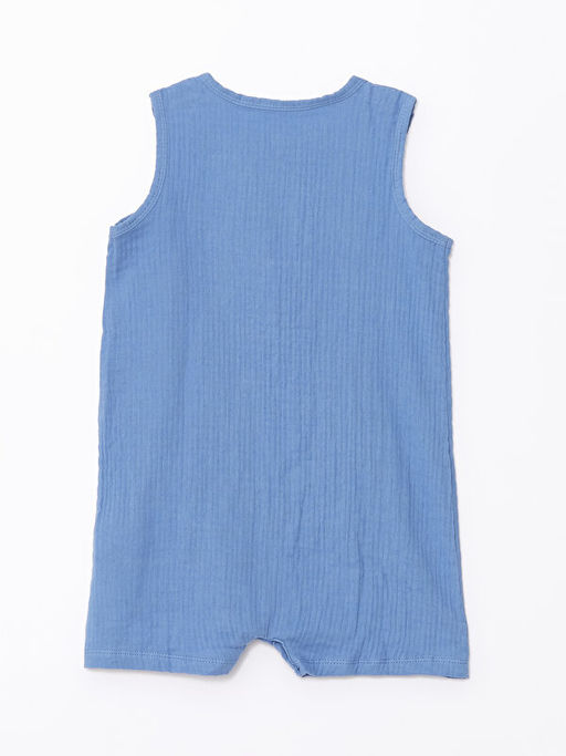 Bisiklet Yaka Kolsuz Erkek Bebek Tulum - Waikiki фото 3