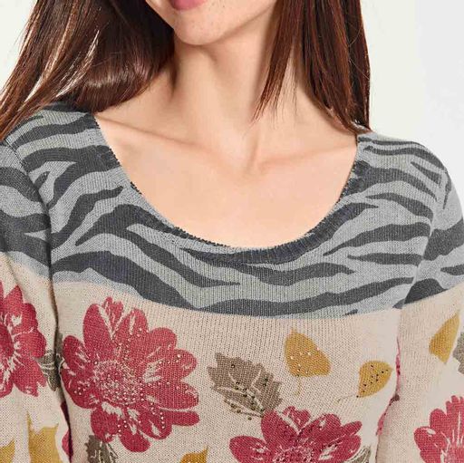 Пуловер, серо-бежевый - Heine фото 6