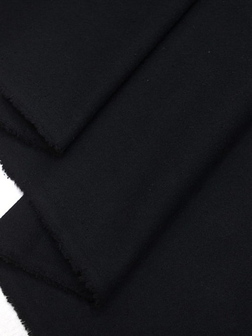 Теплый хлопок цв.Черный, ш.1.5м, хлопок-100%, 160гр/м.кв - Купава фото 3