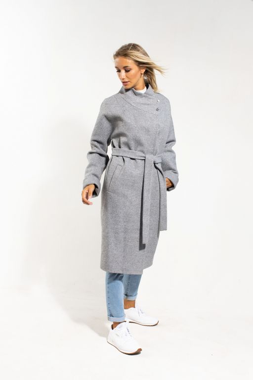 Бажена демисезонное пальто 50% шерсть, 50% полиэстер - Дюто фото 8