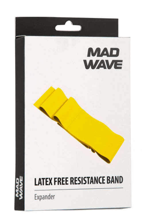Тренажер Latex free resistance band, Resistance tube, Snood, Stretch band, Long belt - Mad wave фото 4