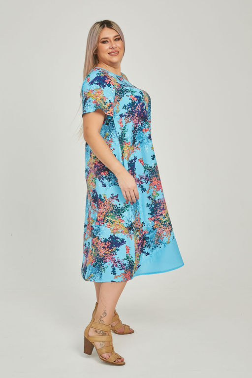 Платье Luxury Moda 1285 голубой