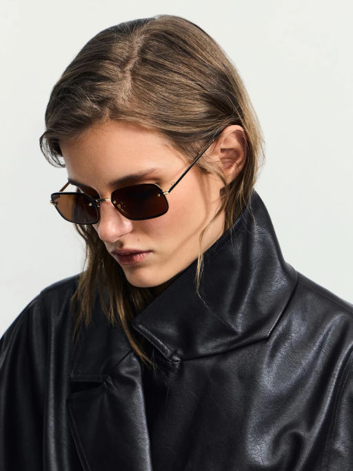 Солнцезащитные очки без оправы / Zarina фото 4