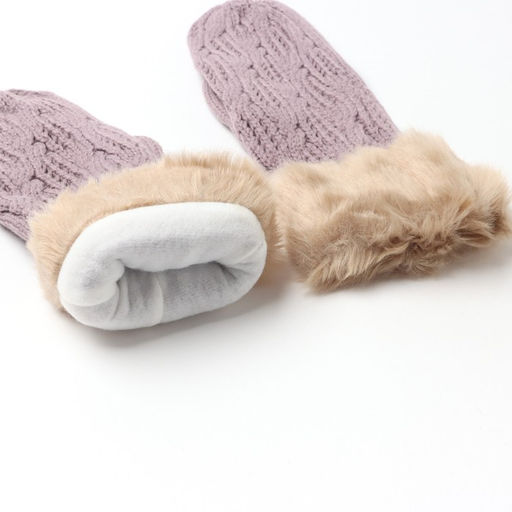 Варежки женские, цвет фиолетовый, размер 25 - Rossini фото 3