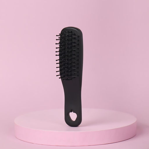 Расчёска массажная, 3.5×13.2 (±1) см, чёрная