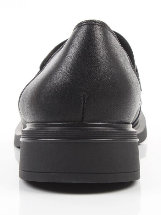 03-DEB104-1 BLACK Лоферы женские (натуральная кожа)