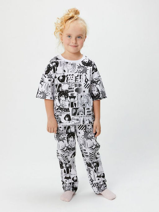 ACOOLA / Пижама детская для девочек Olean набивка  фото 6