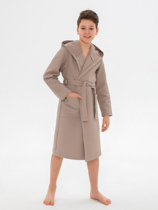 ХАЛАТ ДЕТСКИЙ С КАПЮШОНОМ ВД-КОФ-937 - Ашматекс фото 2