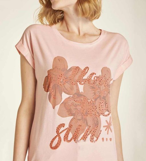 Футболка, розовая - Heine фото 5