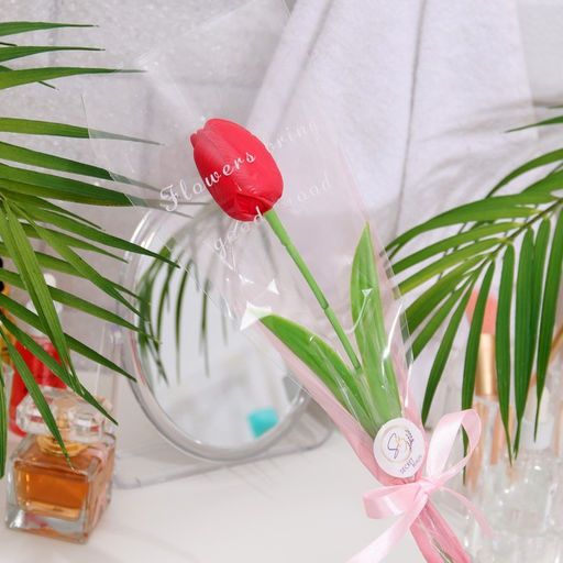 Цена за 2 шт. Мыльный тюльпан, красный - Simaland фото 2