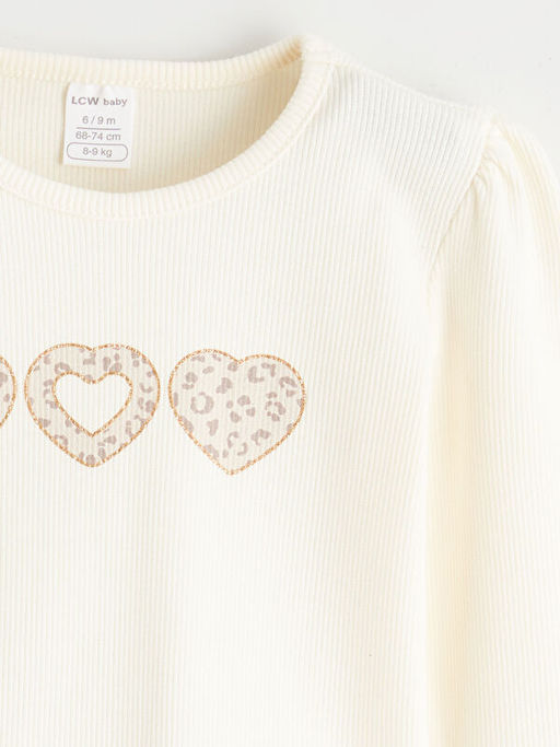 Bisiklet Yaka K?z Bebek Ti??rt 2li