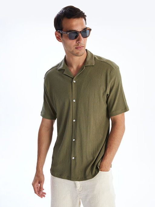 Regular Fit K?sa Kollu Erkek G?mlek