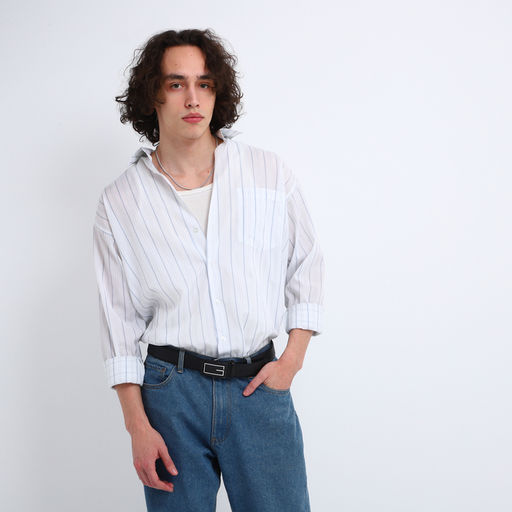 Ремень мужской, ширина 3.5 см, пряжка автомат, цвет чёрный - Simaland фото 4