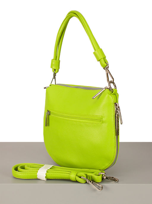 LACCOMA сумка Анжелика-Л815-лайм эко кожа хлопок  фото 4