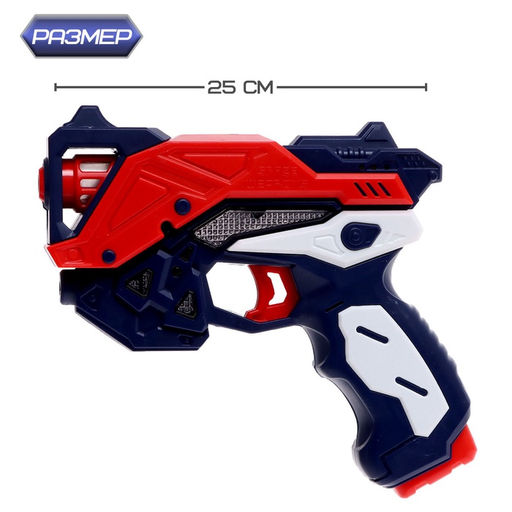 Пистолет Space blaster, свет, звук, работает от батареек, цвет МИКС - X-FORCE фото 2