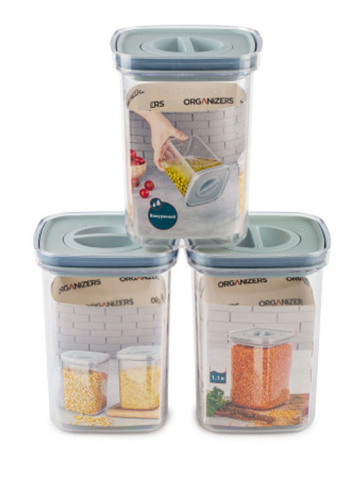 Набор контейнеров вакуумных 3шт 1.1л - Attribute фото 4